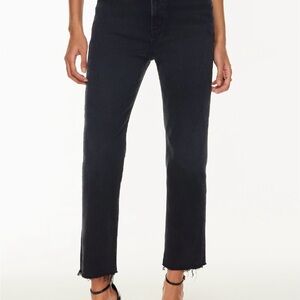 Citizen of Humanity Black Daphne Crop Jeans size 24